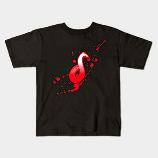 Bloody letter S Kids T-Shirt